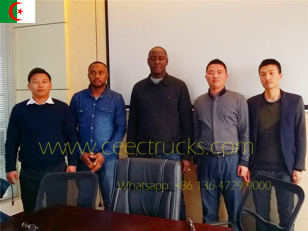 Algeria Customer Visited CEEC Factory To Inspect and Purchase Firefighting Truck