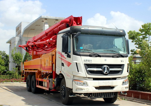 Beiben V3 concrete pump truck export to doha