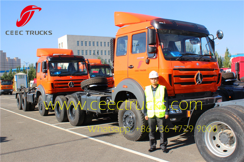 Beiben 2638 RHD tractor trucks for Kenya