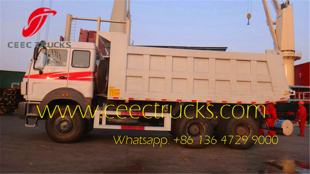 Beiben 10 wheeler dumper trucks for congo