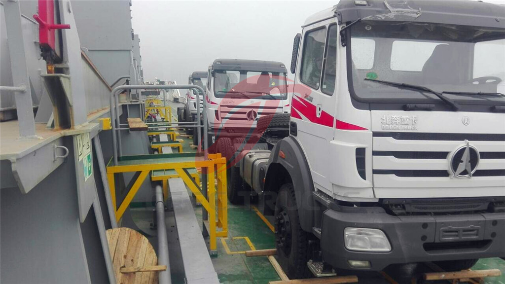 beiben tractor trucks for shipment