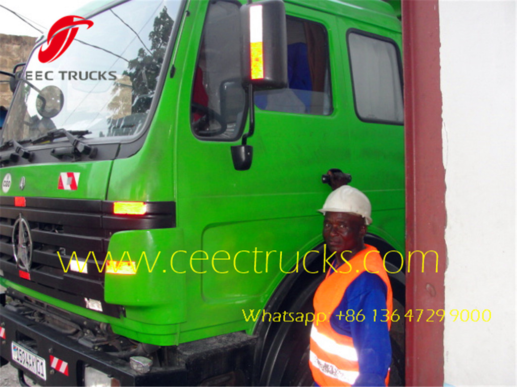 Beiben 2529 dumper trucks export Congo customer field