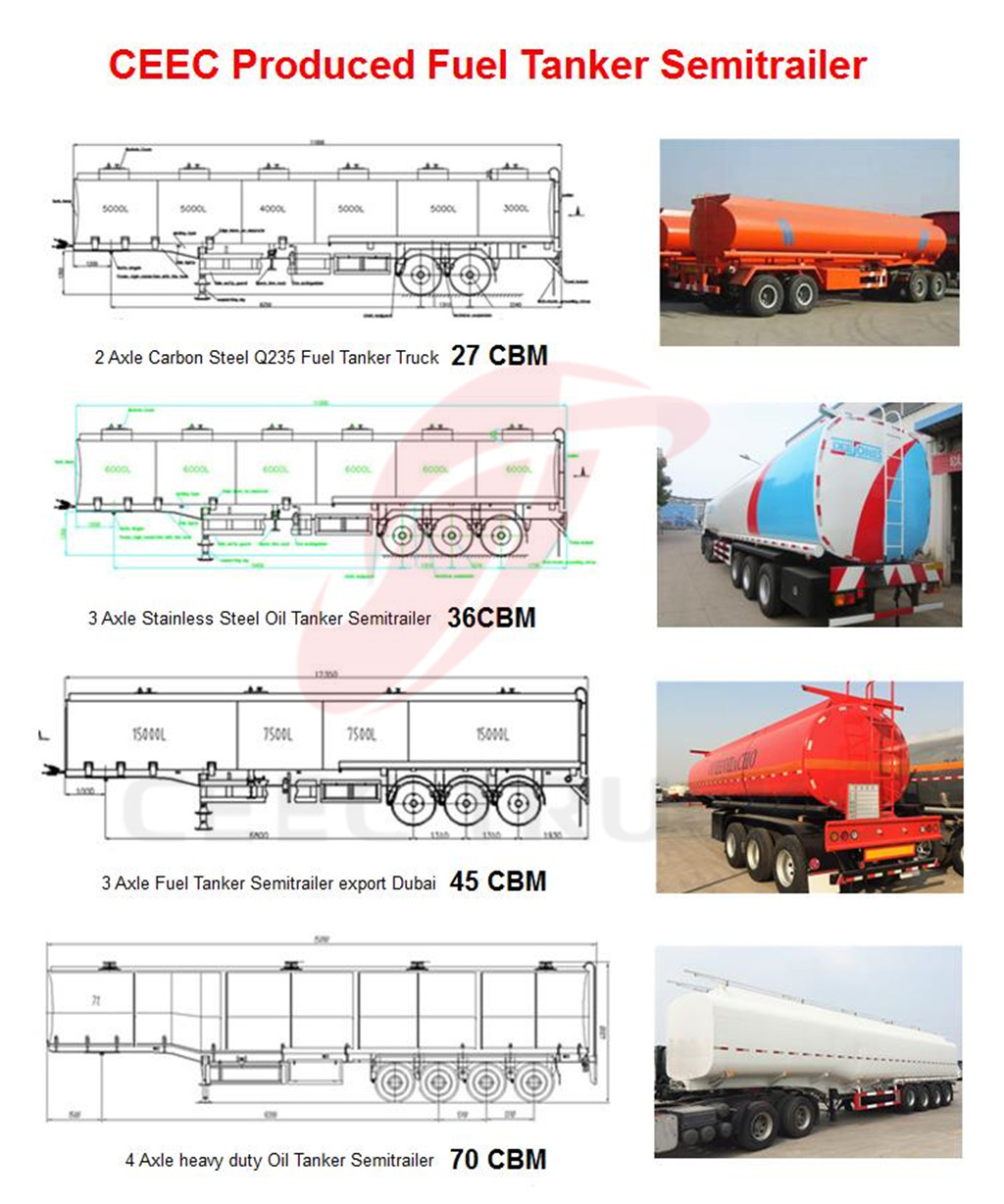 best quality 42 CBM fuel tanker