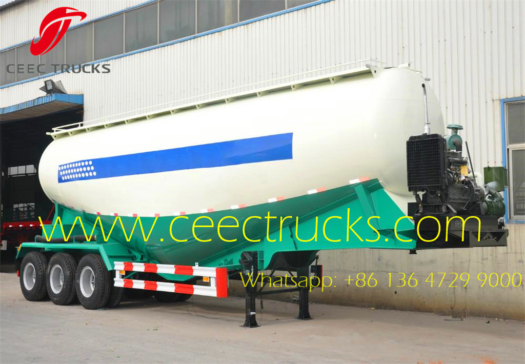 3 axle bulk cement tanker trailer