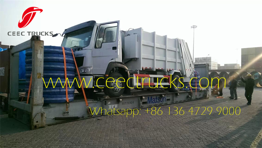ceec produced compactor trucks shipping