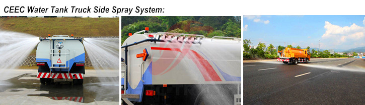 CEEC produced water lorry truck spraying device