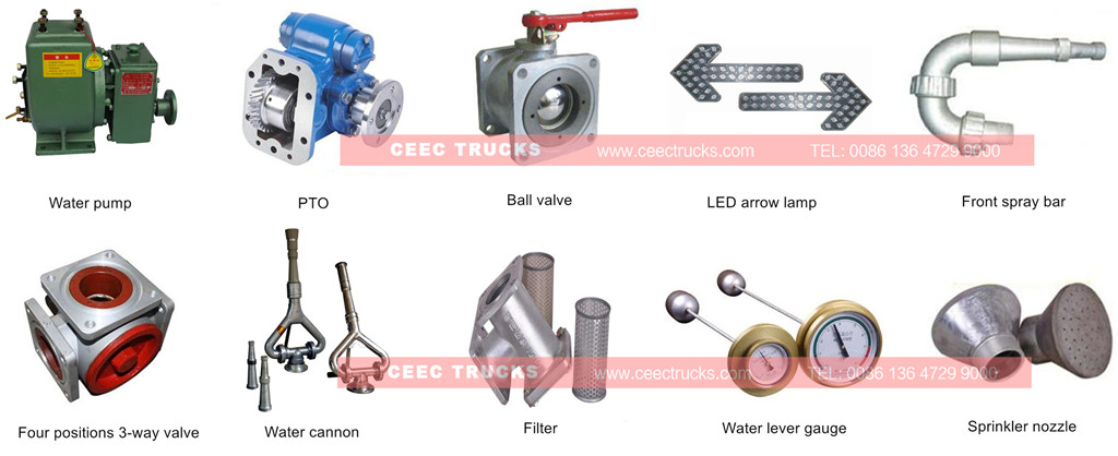 Tanker truck spare parts