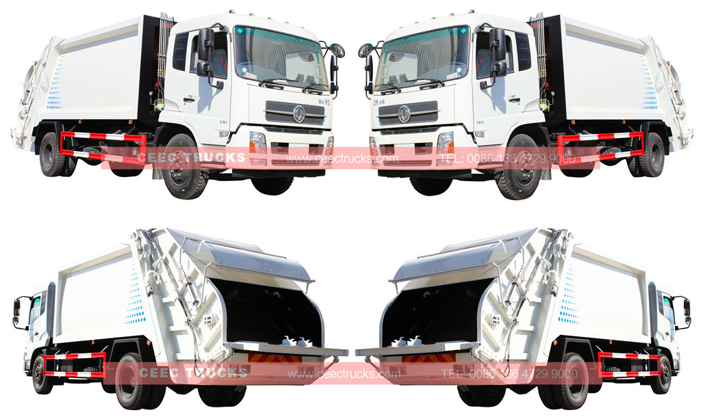 14cbm dongfeng rear loader compactor truck