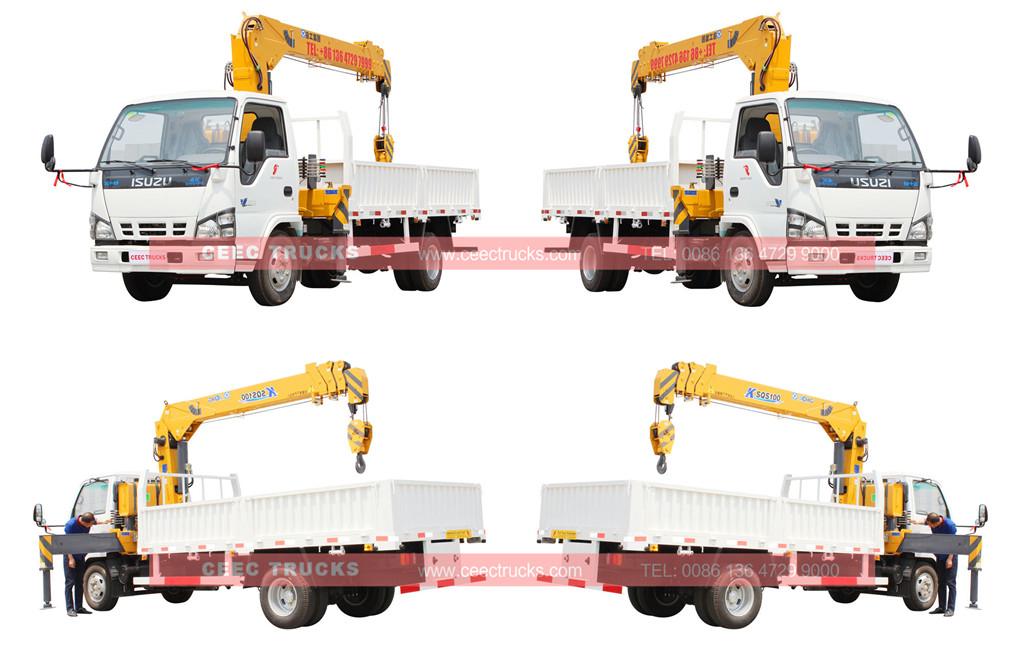 ISUZU 4tons mounted crane truck for sale ISUZU 4tons mounted crane truck for sale