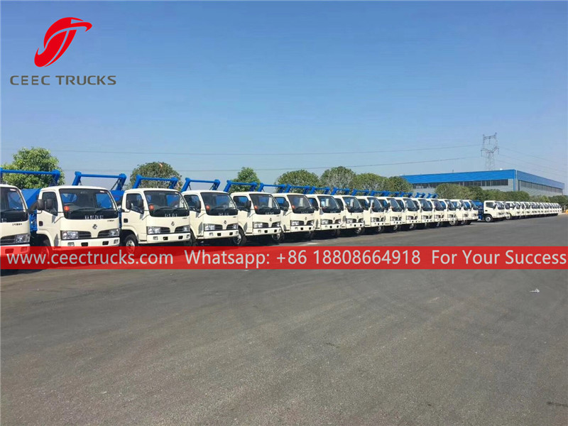 50 units skip loader trucks for Myanmar