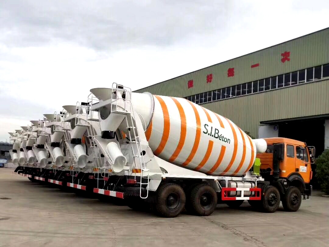 8 units cement mixer trucks for Mongolia