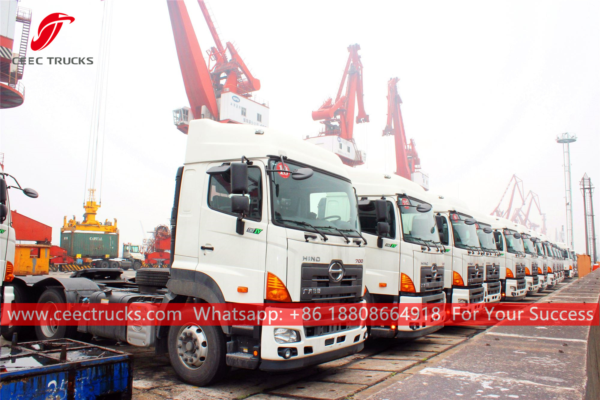 60 units Prime mover trucks for Myanmar