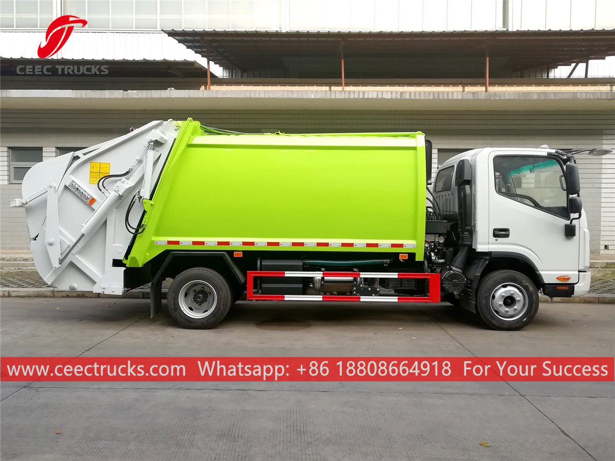 Brand new ISUZU 4*2 back loading garbage collection truck