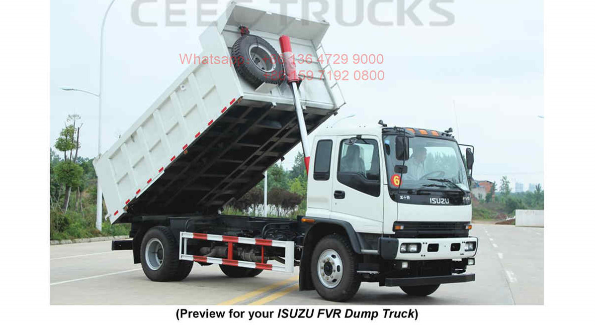 Philippines--ISUZU FVR 15 Tons dump truck 