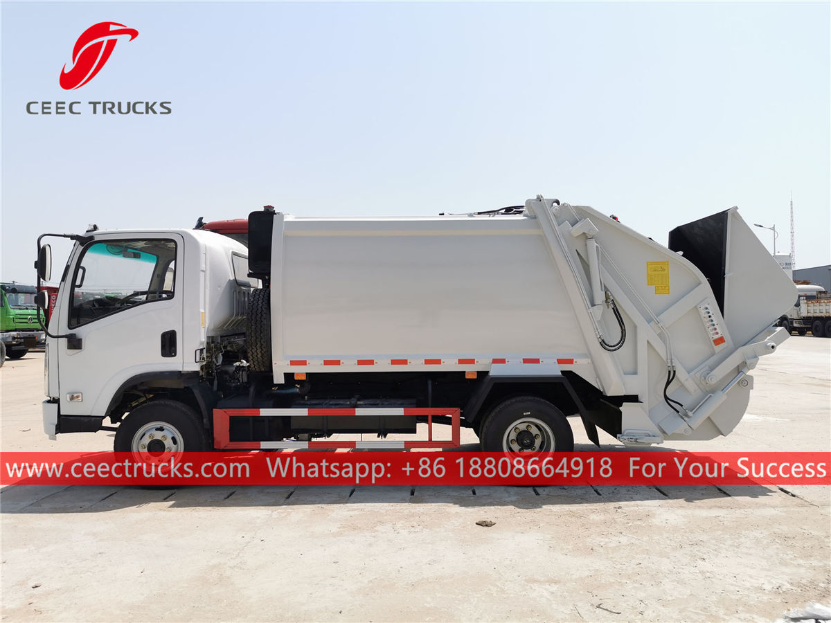 Waste compactor truck for Laos