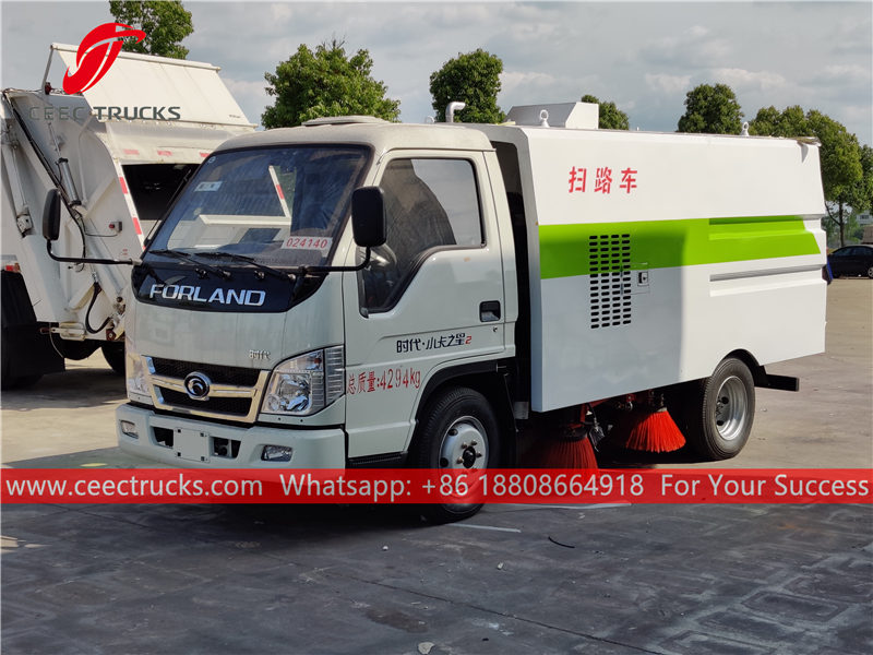 Truck mounted sweeper