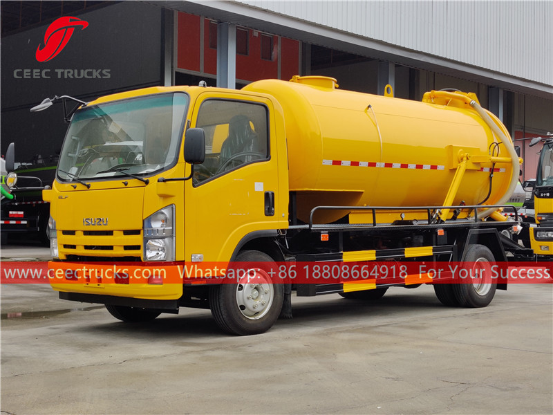 ISUZU combined sewer cleaning truck