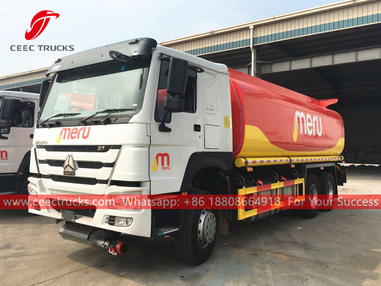 HOWO 20,000 liters petrol tanker truck