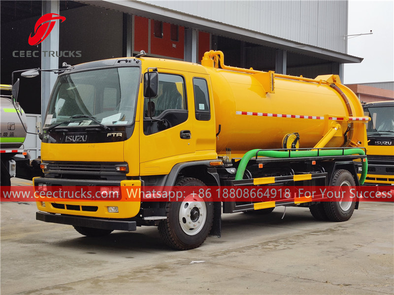 ISUZU 10,000 liters vacuum truck