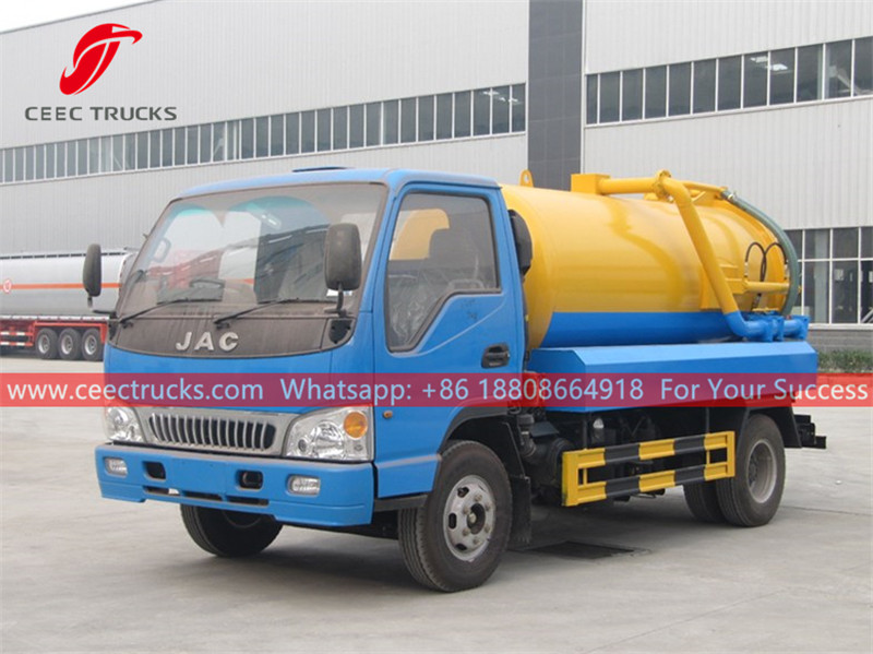 JAC 4 tons septic tanker truck