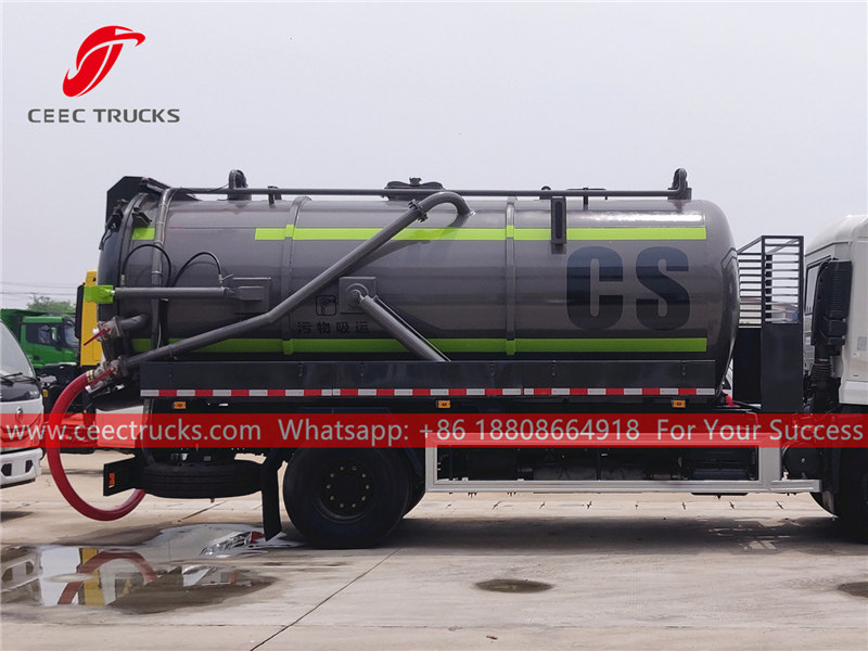 ISUZU 10,000 liters sewage suction truck