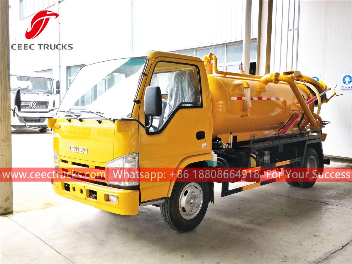ISUZU ELF sewage vacuum truck ISUZU ELF sewage vacuum truck