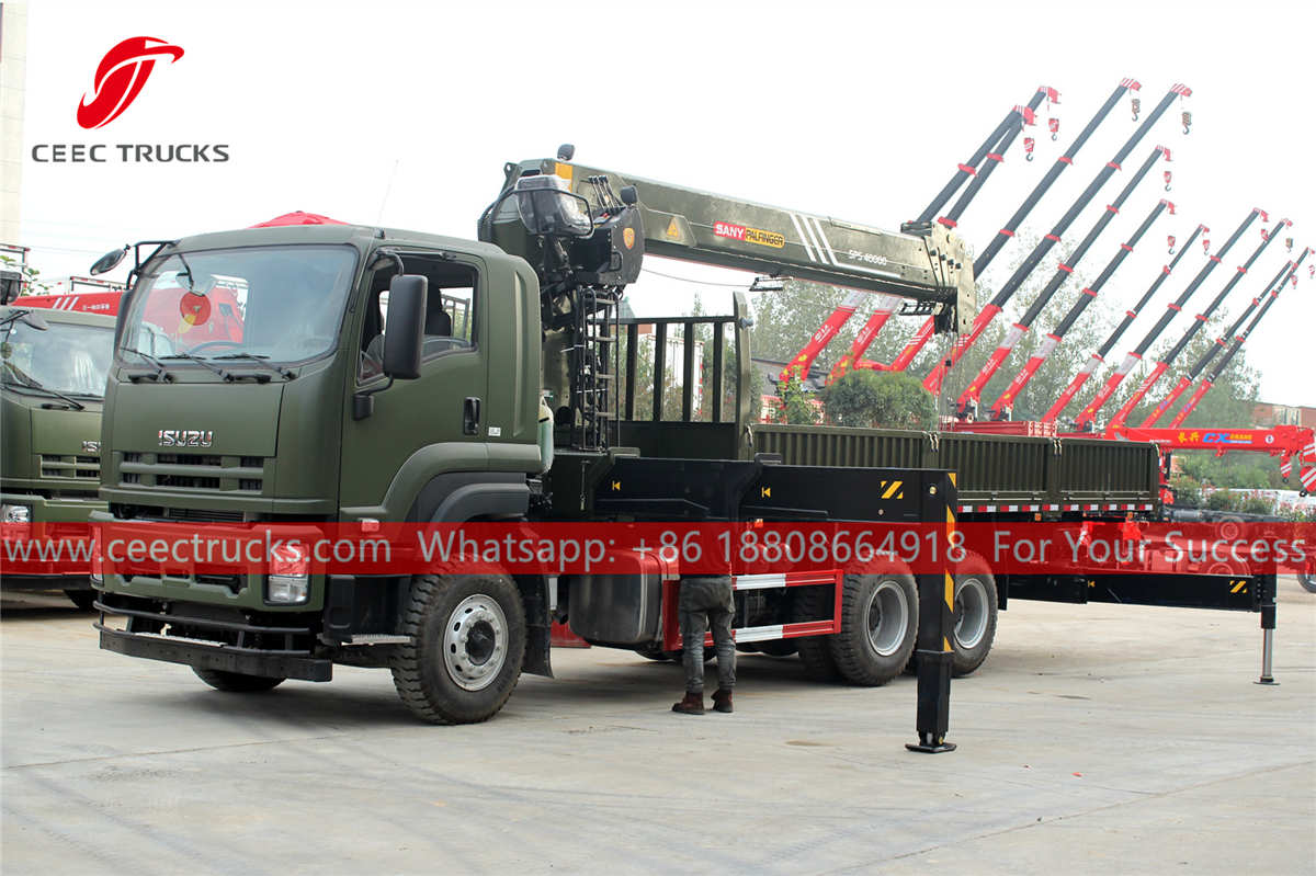 ISUZU crane truck palfinger SPS40000