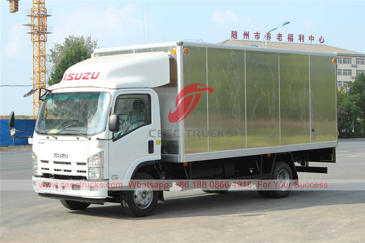 ISUZU box van truck for sale