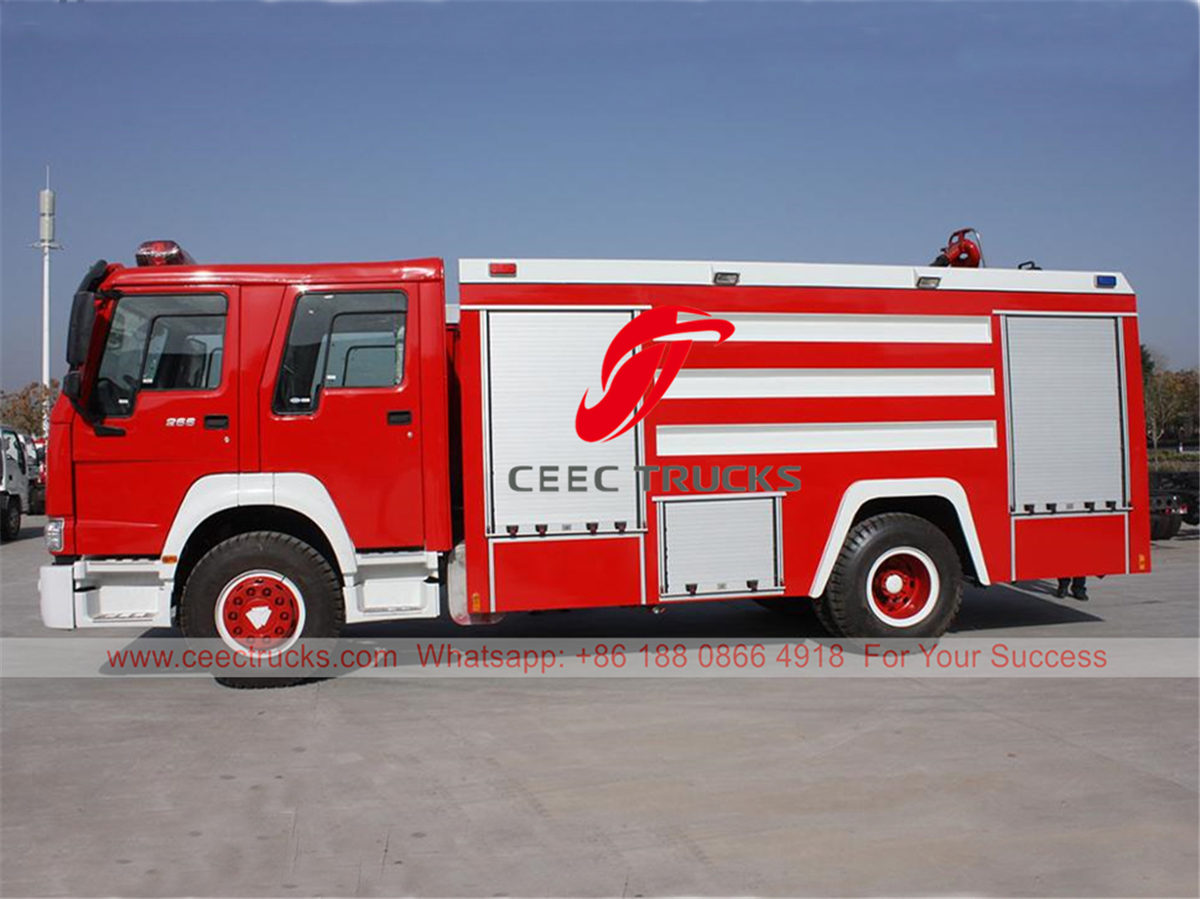 HOWO 6 wheeler fire fighting truck