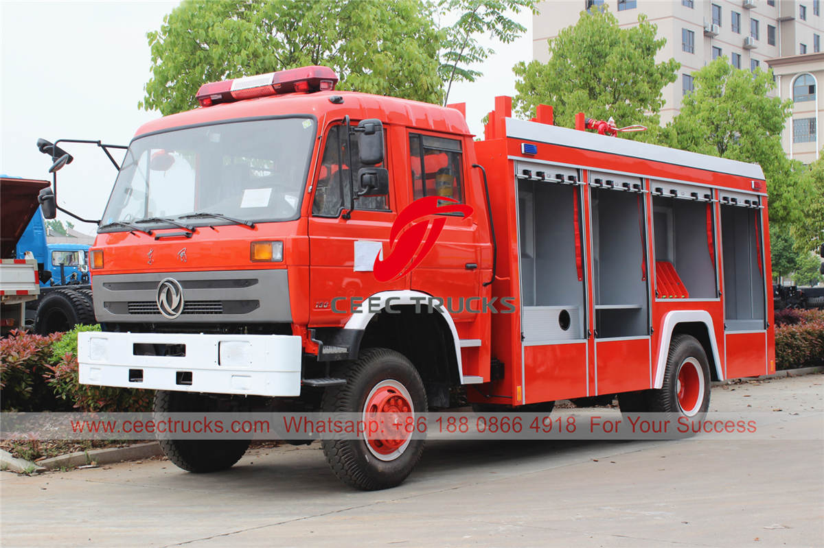 Dongfeng all wheel drive fire truck