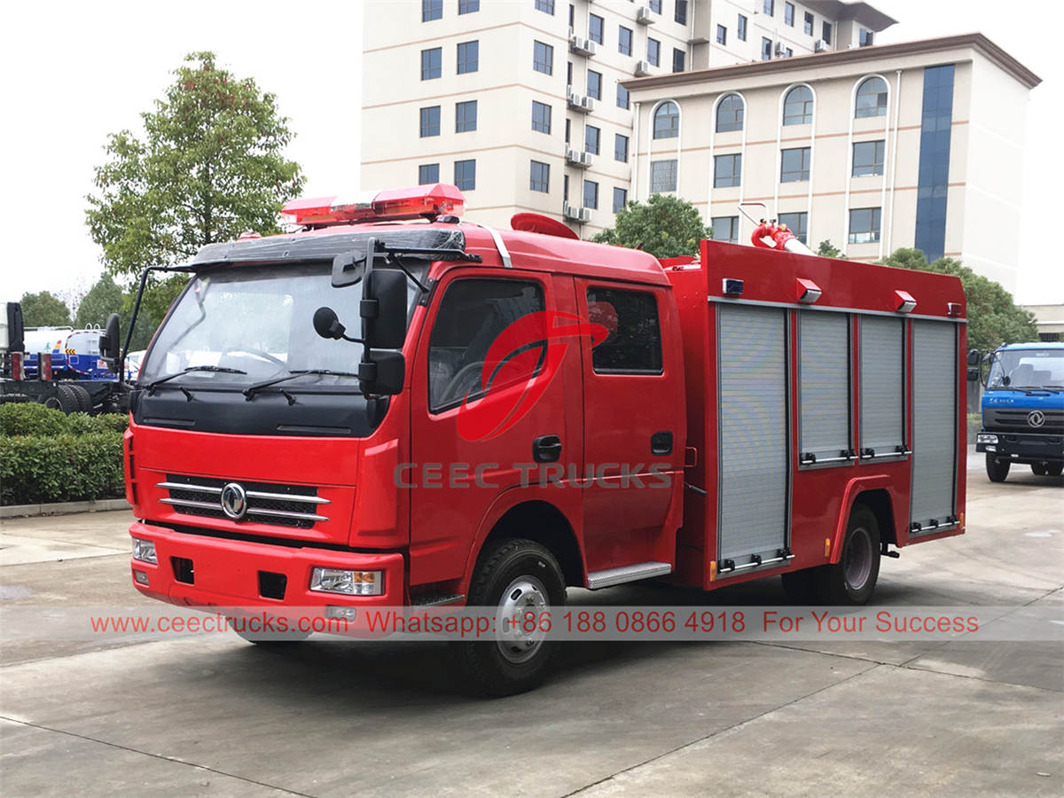 Dongfeng RHD water tanker fire truck