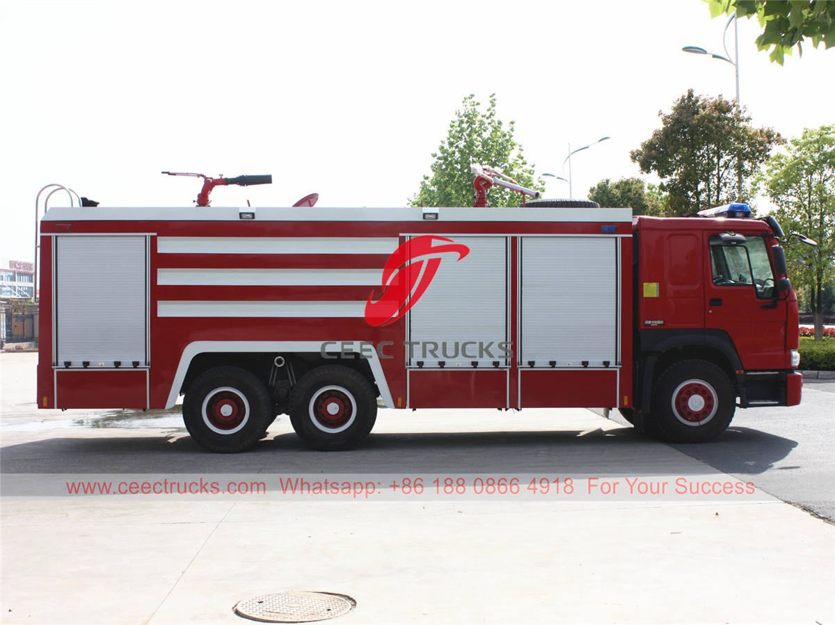 HOWO 10 wheeler fire engine