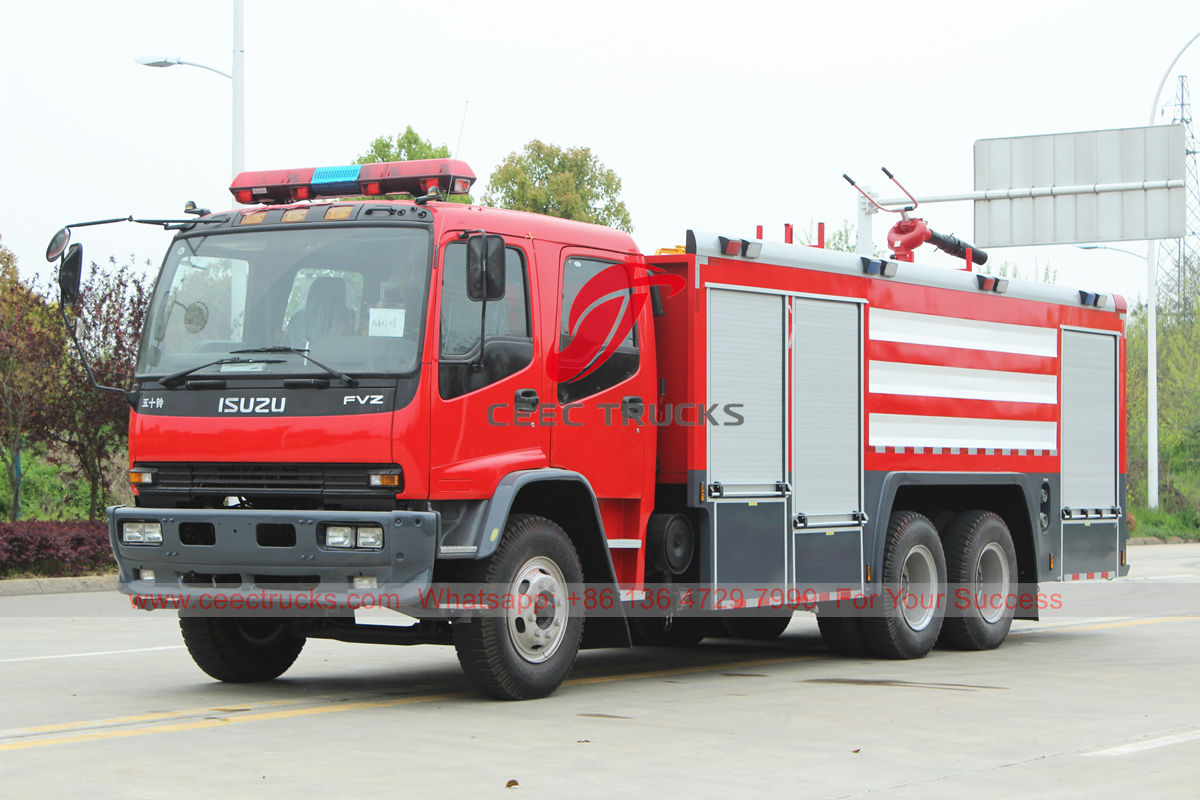 ISUZU FVZ foam fire truck