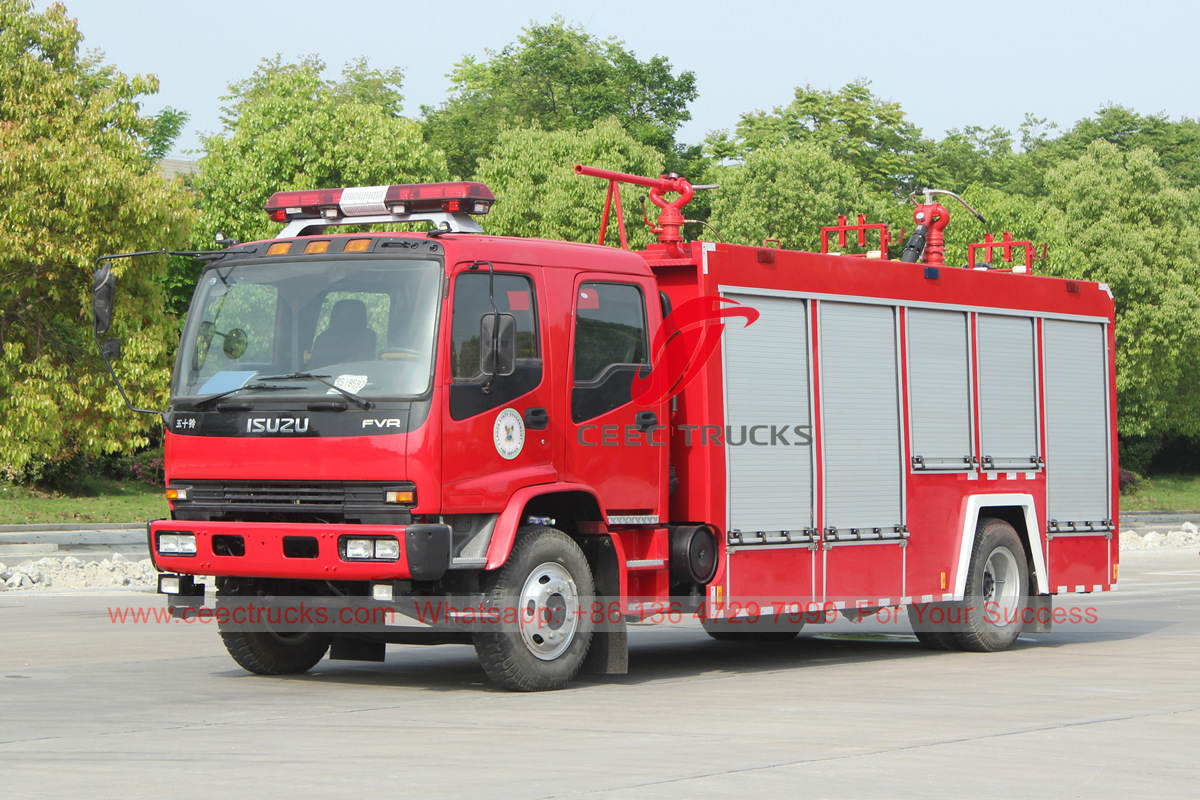 ISUZU FVR fire fighting truck