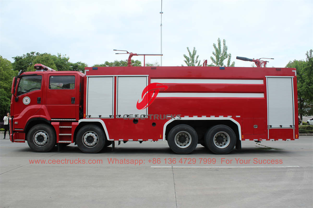 ISUZU GIGA dry powder fire truck