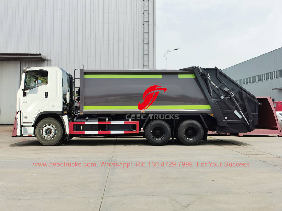 ISUZU GIGA 6×4 trash compactor truck