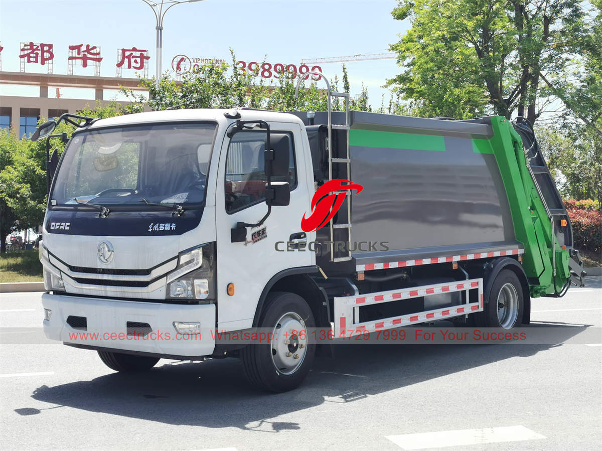 Dongfeng 8CBM waste compactor truck