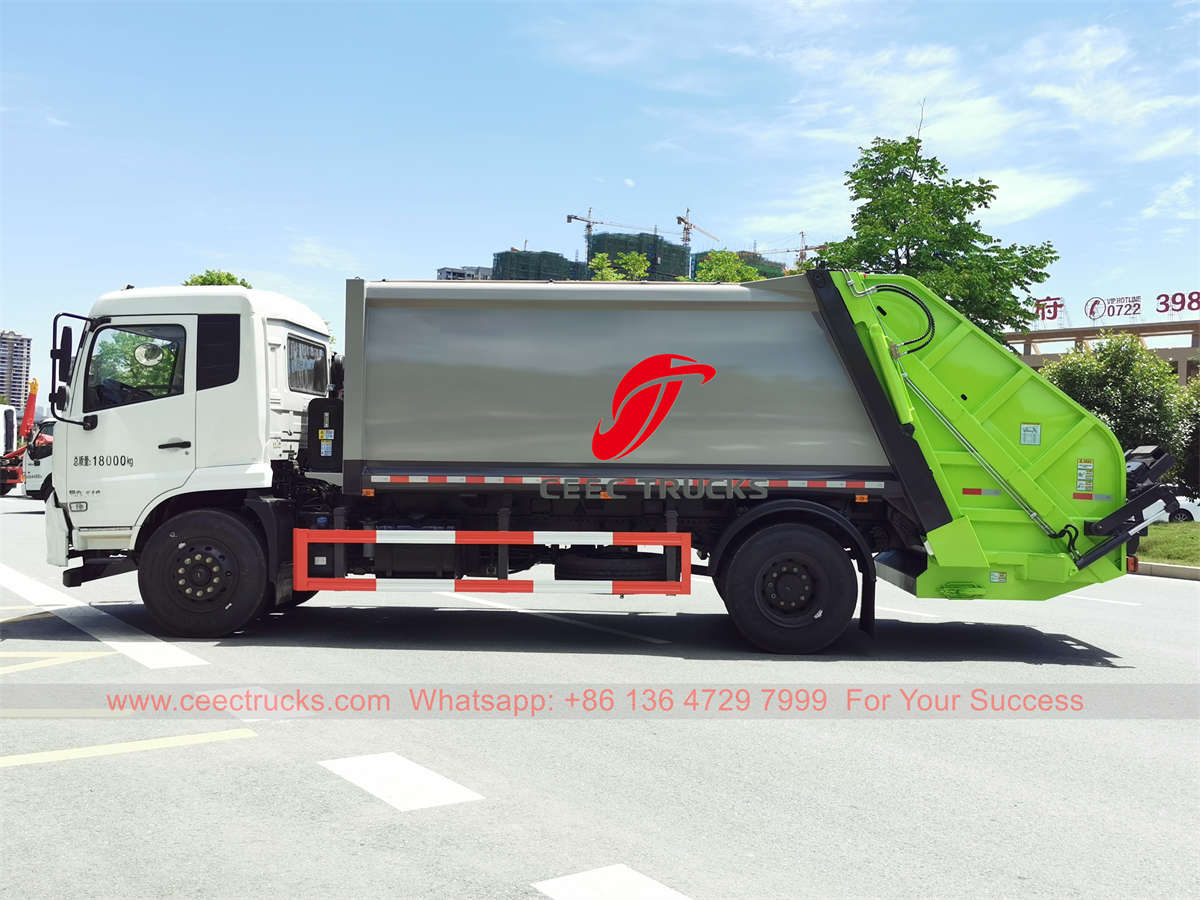 Dongfeng rear load refuse truck