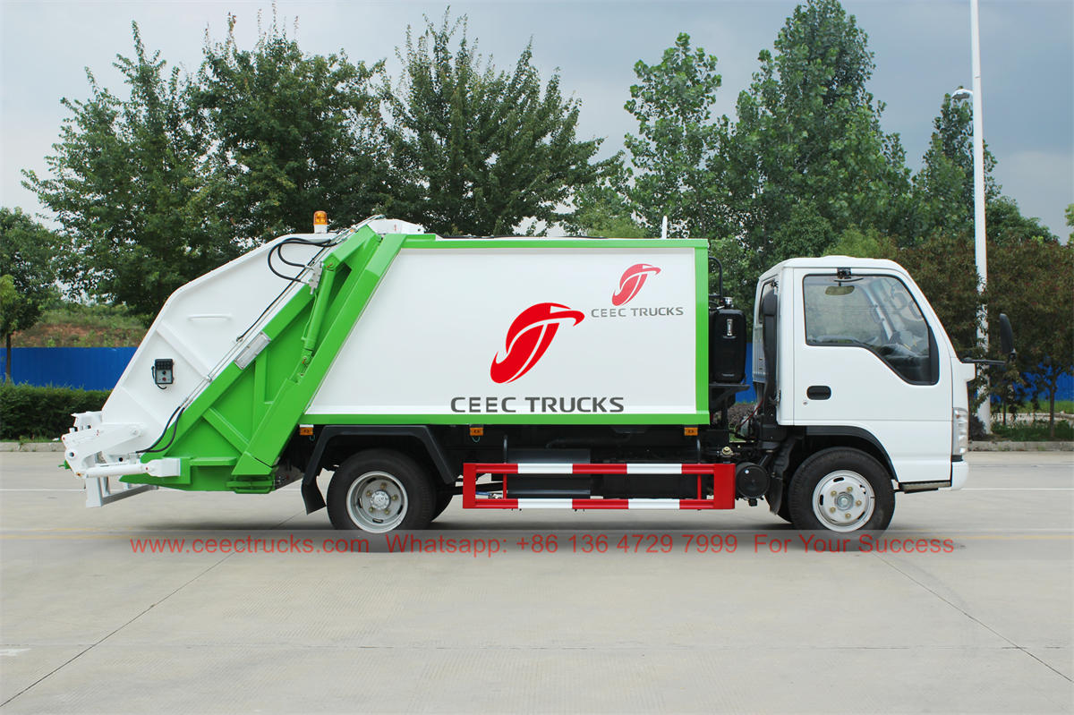 ISUZU 4×2 rubbish compactor truck