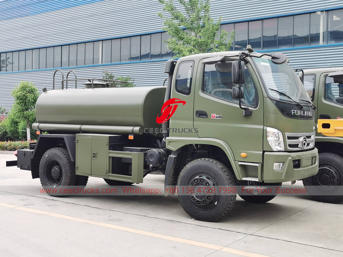 FOTON AWD stainless steel water bowser