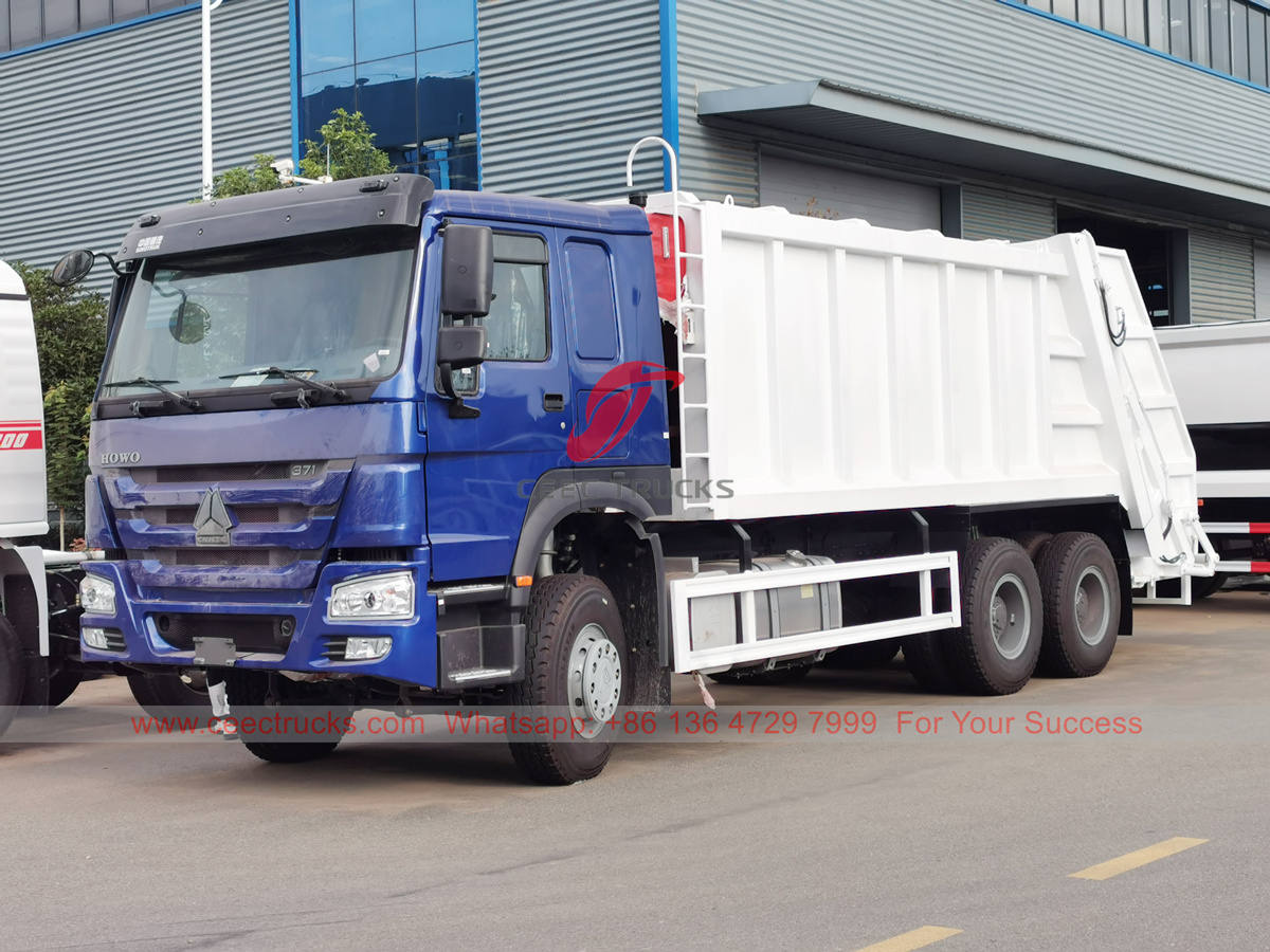 HOWO 10 wheels garbage compactor for sale