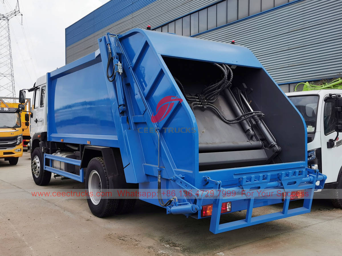 High quality HOWO waste compression truck for sale
