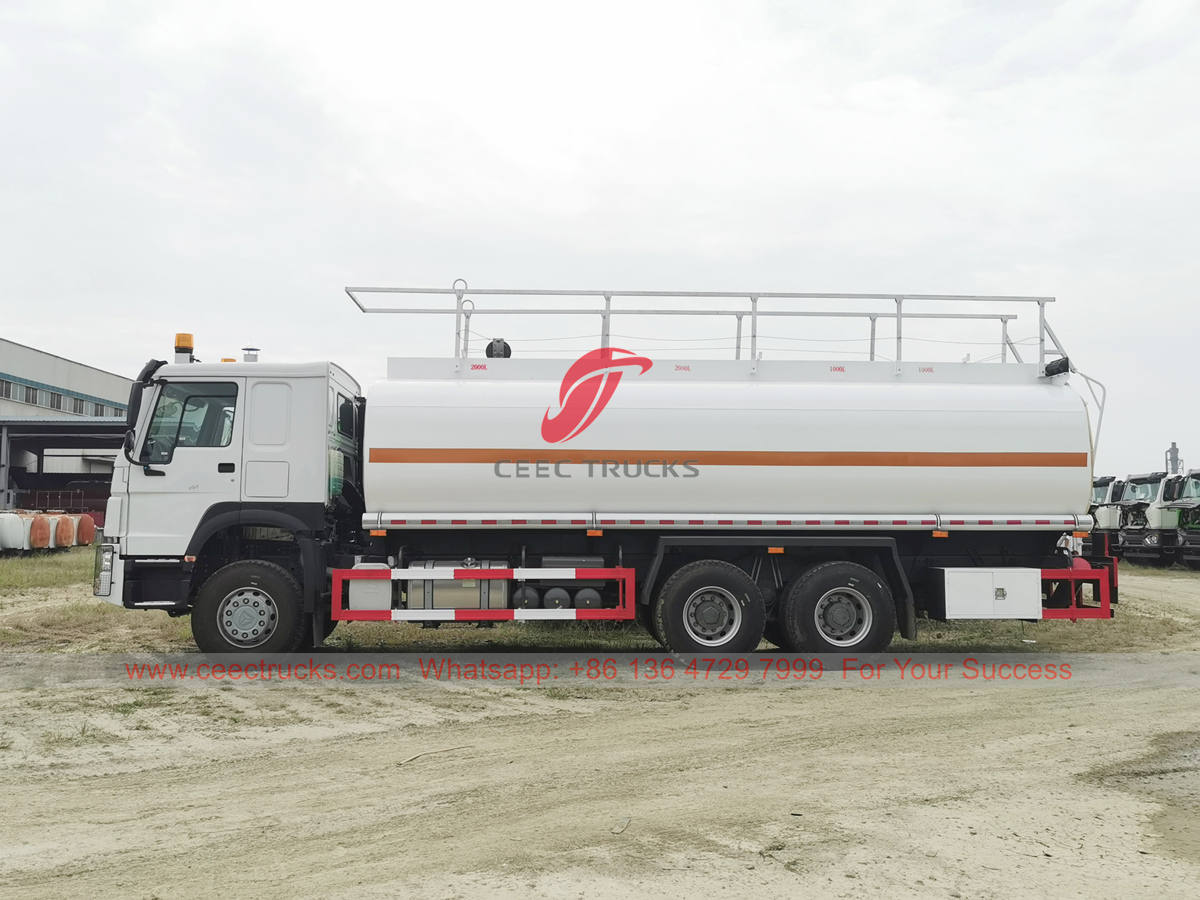HOWO 6×4 diesel tanker truck