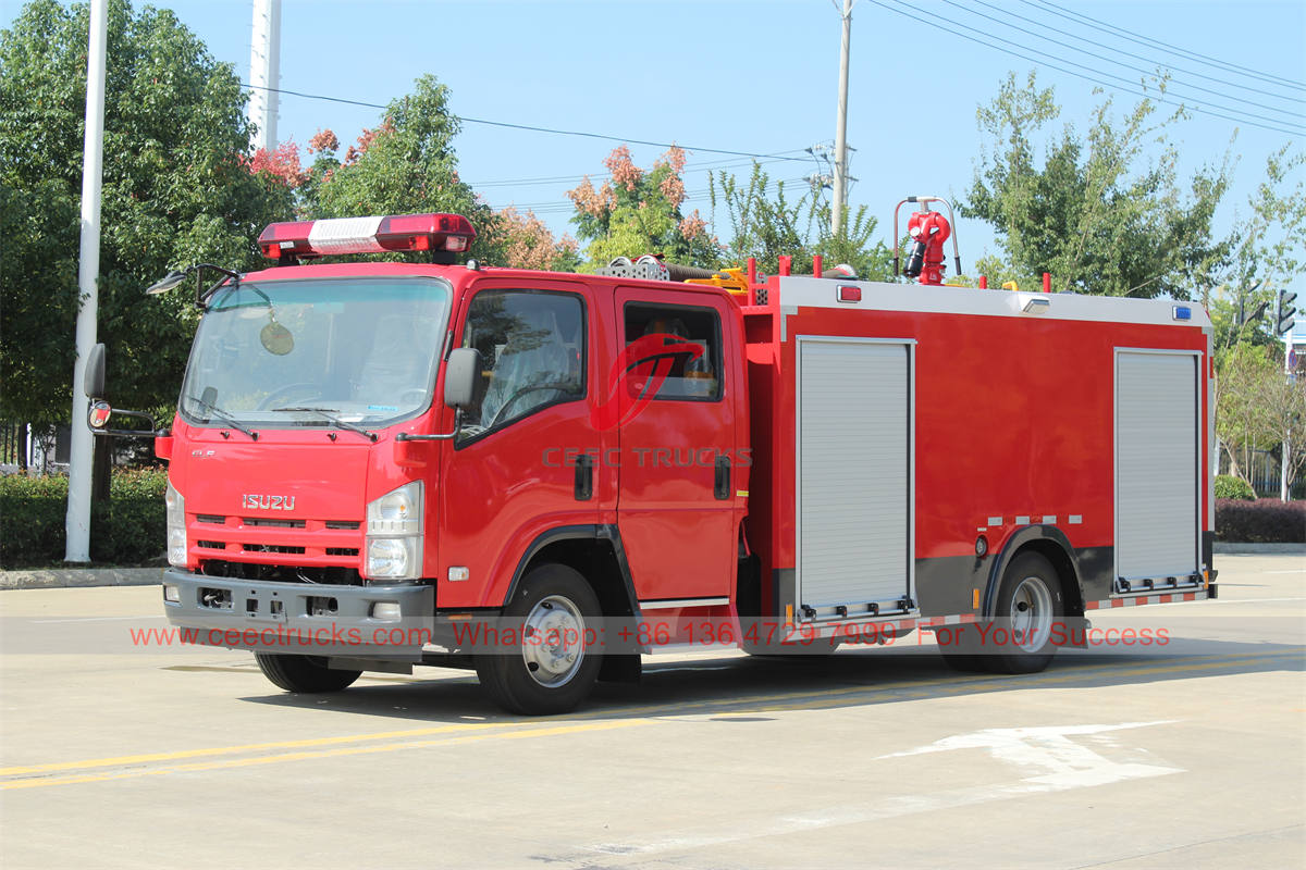 ISUZU foam fire truck for sale