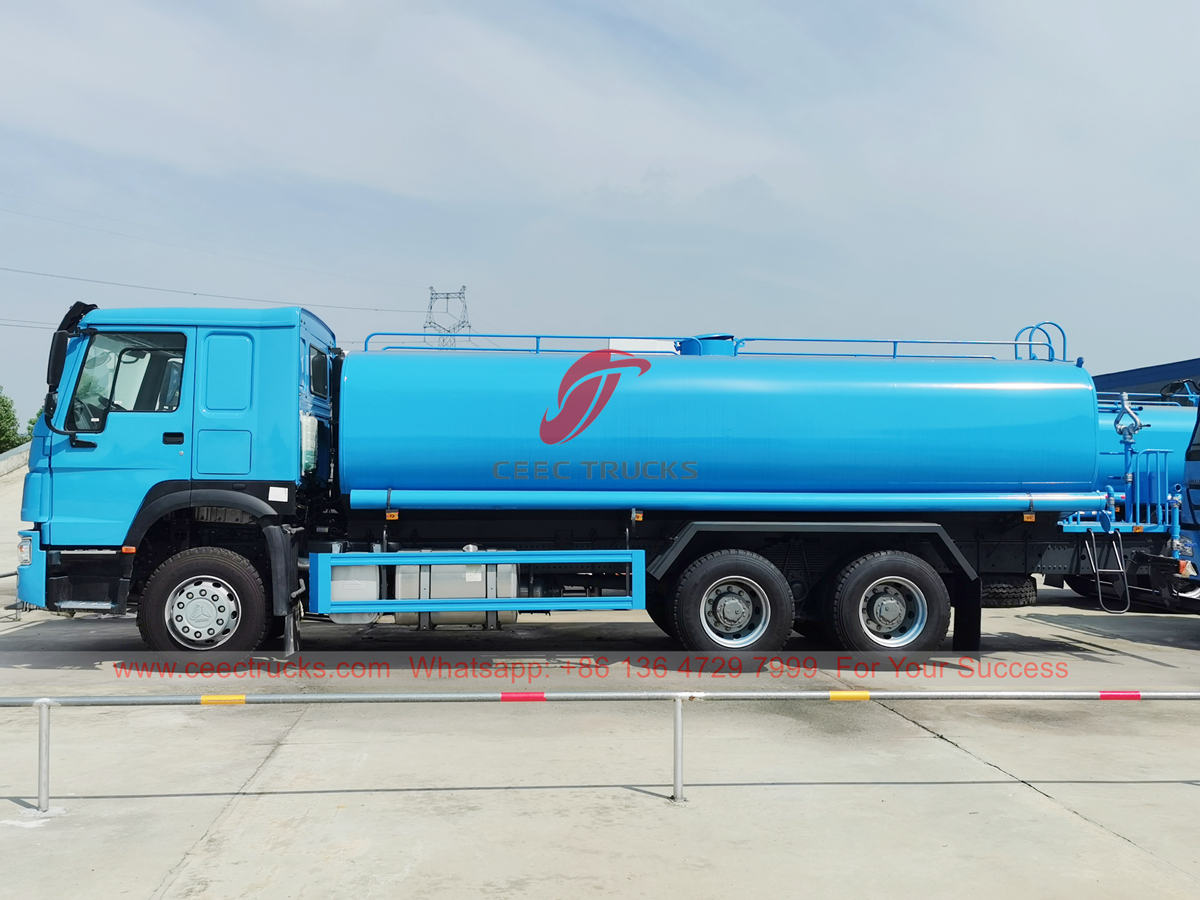 HOWO water tanker truck for export
