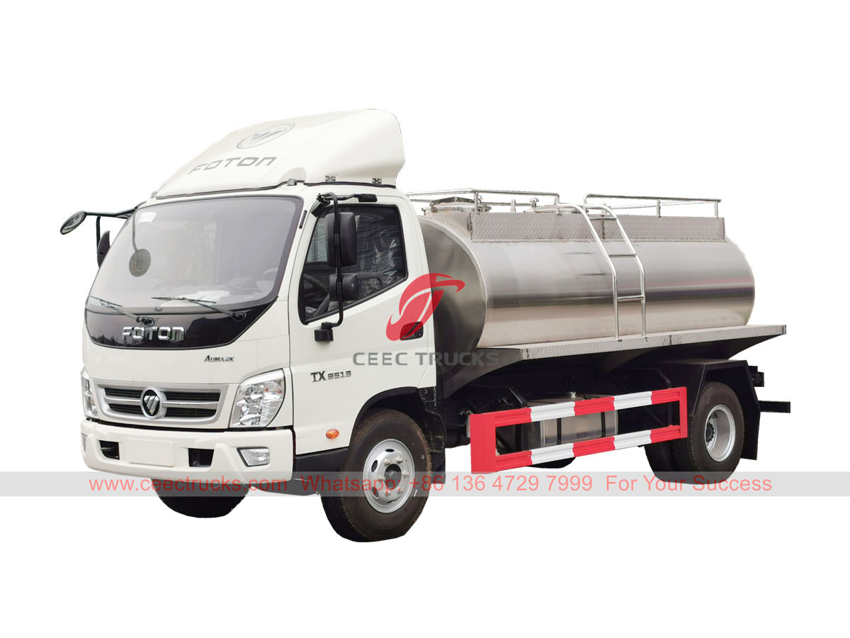 FOTON 4000 liters milk transportation truck