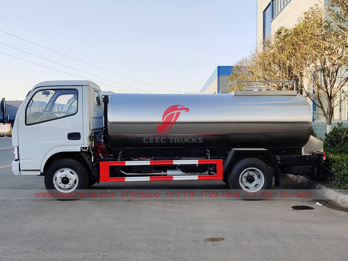 Dongfeng stainless steel water tanker truck