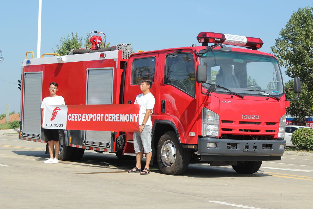 ISUZU 4×2 fire rescue truck