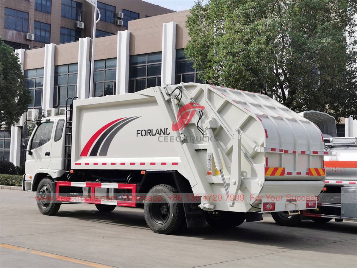 Factory price FOTON refuse compactor trucks for export
