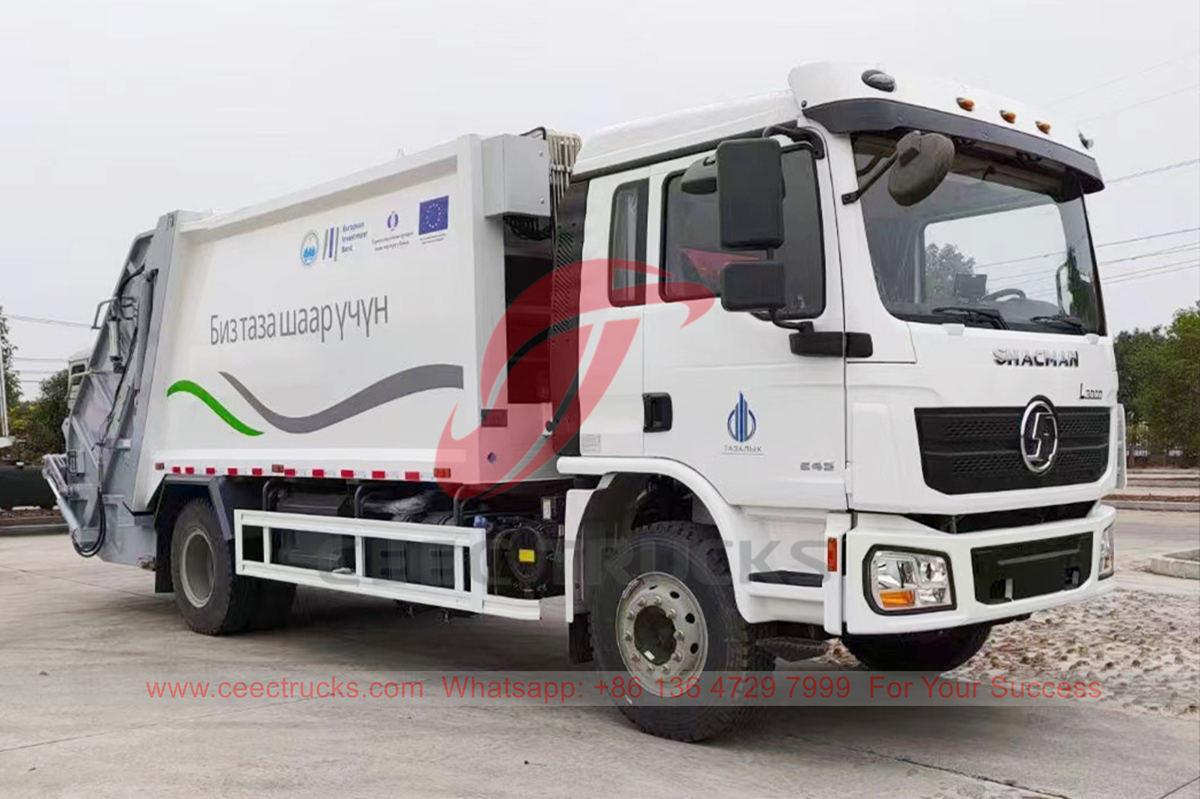 Shacman 14 CBM waste compactor truck
